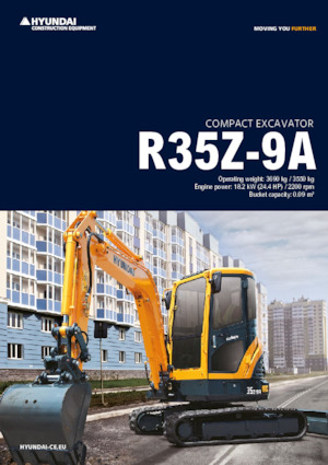 मिनी एक्सकेवेटर Hyundai R35Z-9A