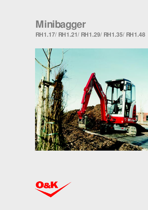 मिनी एक्सकेवेटर O&K RH 1.48