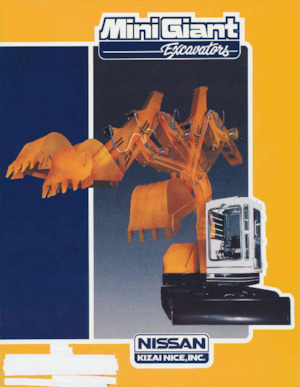 मिनी एक्सकेवेटर Nissan N 080.2