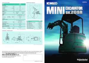 मिनी एक्सकेवेटर Kobelco SK 20 SR 6