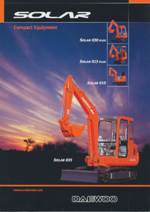 मिनी एक्सकेवेटर Daewoo SOLAR 010