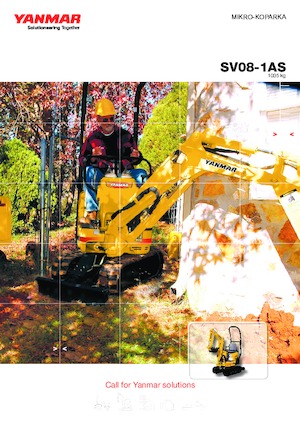 मिनी एक्सकेवेटर Yanmar SV 08-1 AS