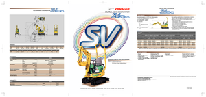 मिनी एक्सकेवेटर Yanmar SV 08-1