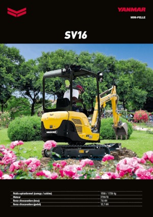 मिनी एक्सकेवेटर Yanmar SV 16 PR 02