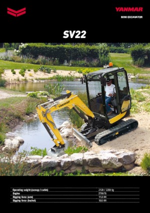 मिनी एक्सकेवेटर Yanmar SV 22 PR
