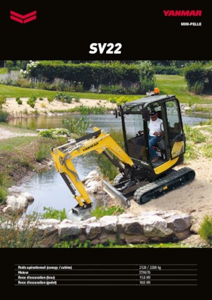 मिनी एक्सकेवेटर Yanmar SV 22 PR