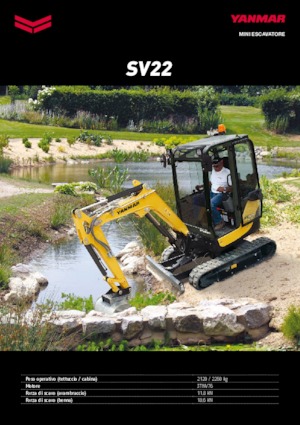मिनी एक्सकेवेटर Yanmar SV 22 PR