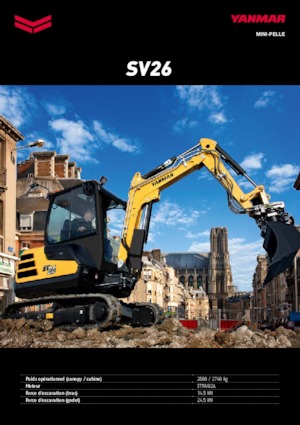 मिनी एक्सकेवेटर Yanmar SV 26 PR
