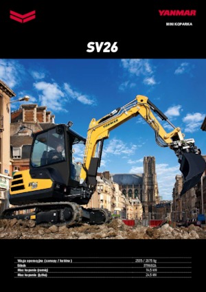 मिनी एक्सकेवेटर Yanmar SV 26 PR