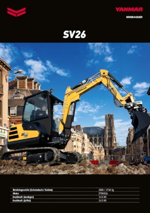 मिनी एक्सकेवेटर Yanmar SV 26 PR