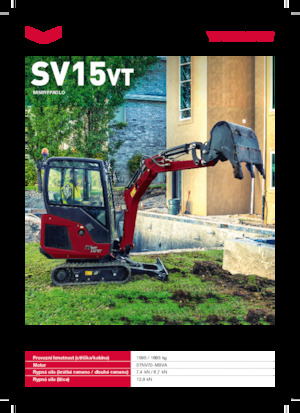 मिनी एक्सकेवेटर Yanmar SV15VT