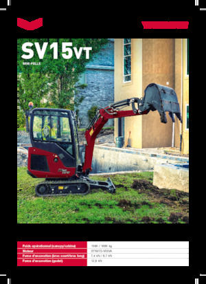 मिनी एक्सकेवेटर Yanmar SV15VT