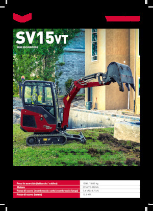 मिनी एक्सकेवेटर Yanmar SV15VT