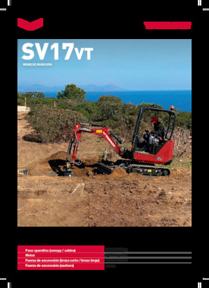 मिनी एक्सकेवेटर Yanmar SV17VT