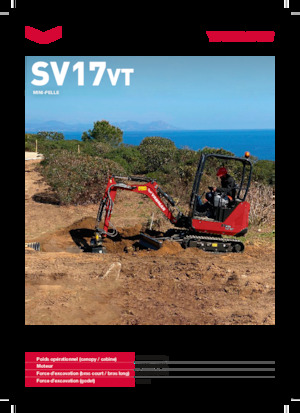 मिनी एक्सकेवेटर Yanmar SV17VT