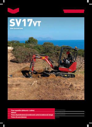 मिनी एक्सकेवेटर Yanmar SV17VT