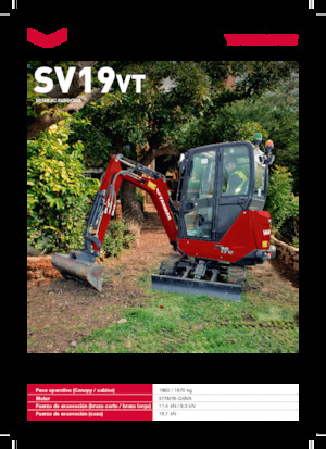 मिनी एक्सकेवेटर Yanmar SV19VT