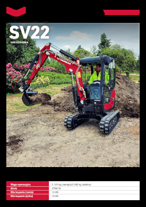 मिनी एक्सकेवेटर Yanmar SV22 