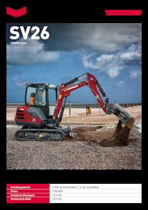 मिनी एक्सकेवेटर Yanmar SV26