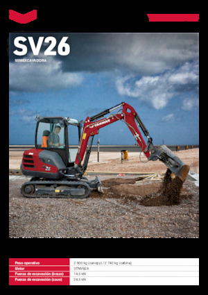 मिनी एक्सकेवेटर Yanmar SV26