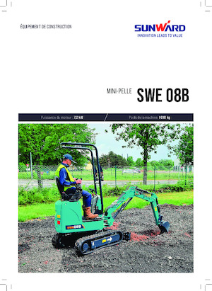 मिनी एक्सकेवेटर Sunward SWE08B