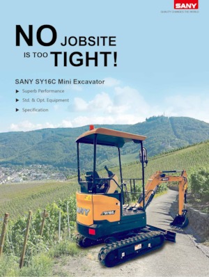 मिनी एक्सकेवेटर Sany SY16C