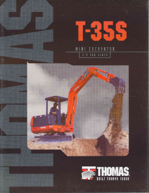 मिनी एक्सकेवेटर Thomas T-35S