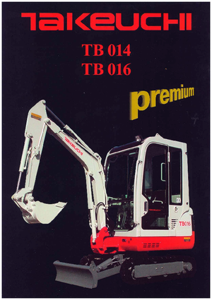 मिनी एक्सकेवेटर Takeuchi TB 014 S
