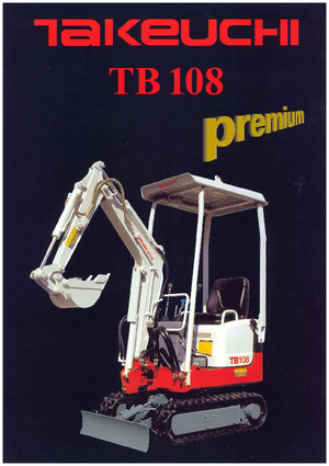 मिनी एक्सकेवेटर Takeuchi TB 108