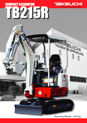 मिनी एक्सकेवेटर Takeuchi TB 215 R