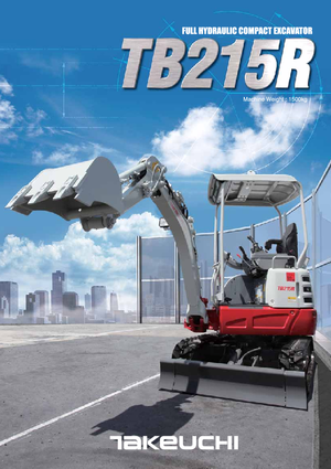 मिनी एक्सकेवेटर Takeuchi TB 215 R