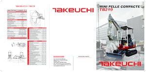 मिनी एक्सकेवेटर Takeuchi TB 219 S