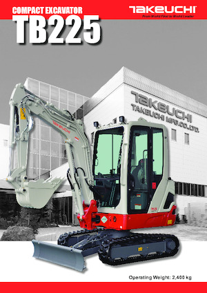 मिनी एक्सकेवेटर Takeuchi TB 225