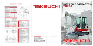 मिनी एक्सकेवेटर Takeuchi TB 225