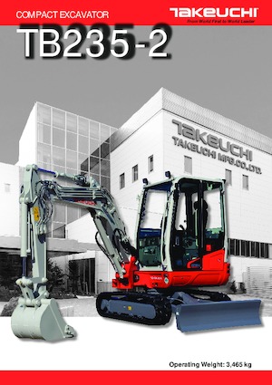 मिनी एक्सकेवेटर Takeuchi TB 235-2