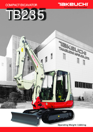 मिनी एक्सकेवेटर Takeuchi TB 235