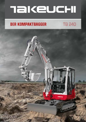 मिनी एक्सकेवेटर Takeuchi TB 240