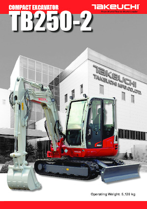 मिनी एक्सकेवेटर Takeuchi TB 250-2