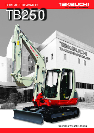 मिनी एक्सकेवेटर Takeuchi TB 250