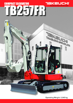 मिनी एक्सकेवेटर Takeuchi TB 257 FR