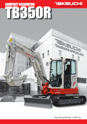 मिनी एक्सकेवेटर Takeuchi TB 350 R