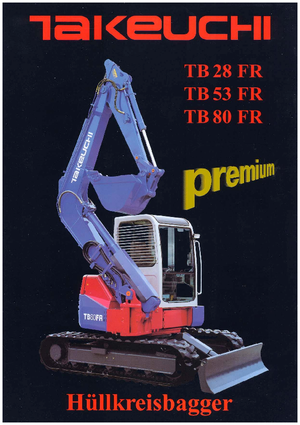 मिनी एक्सकेवेटर Takeuchi TB 53 FR