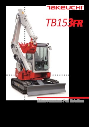 मिनी एक्सकेवेटर Takeuchi TB 153 FR