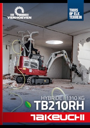 मिनी एक्सकेवेटर Takeuchi TB 210 Hybrid