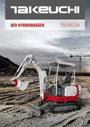 मिनी एक्सकेवेटर Takeuchi TB 216 Hybrid