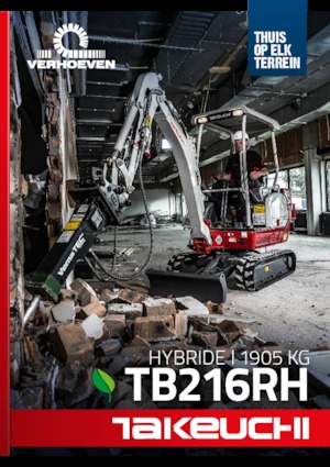 मिनी एक्सकेवेटर Takeuchi TB 216 Hybrid