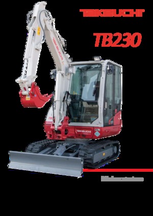 मिनी एक्सकेवेटर Takeuchi TB 230