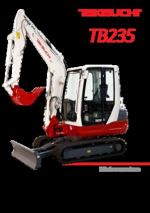 मिनी एक्सकेवेटर Takeuchi TB 235