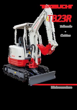 मिनी एक्सकेवेटर Takeuchi TB 23 R