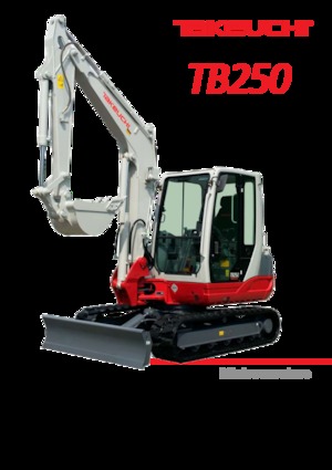 मिनी एक्सकेवेटर Takeuchi TB 250